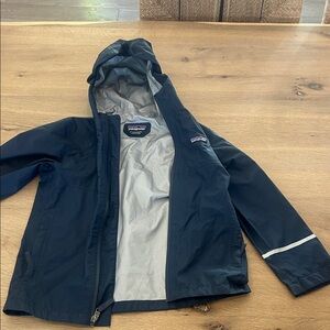 Patagonia Kids Dark Blue Raincoat